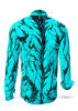 Button Up Shirt DORNENPRINZ CYAN from GERMENS