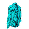 Button Up Shirt DORNENPRINZ CYAN from GERMENS
