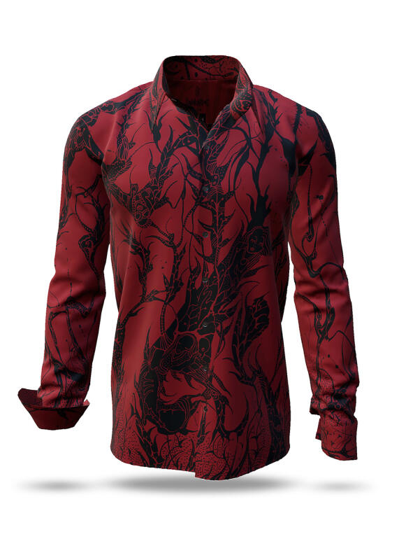 Entdecke bunte Hemden Herren DORNENPRINZ OXYD - 100 % BW