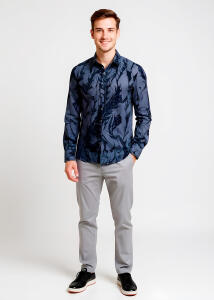 Entdecke Hemden Herren DORNENPRINZ PHANTOM - 100 % BW