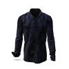 DORNENPRINZ PHANTOM - Dark blue shirt with white drawings - GERMENS