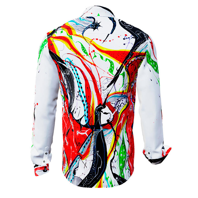 CHILONGA - Coulorful long-sleeved shirt- GERMENS artfashion - Special long sleeve shirt in small limitation - Made in Germany
