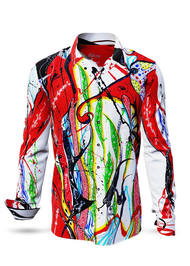 CHILONGA - Buntes Langarmhemd - GERMENS artfashion - Auergewhnliches Langarmhemd in 10 Gren - Made in Germany