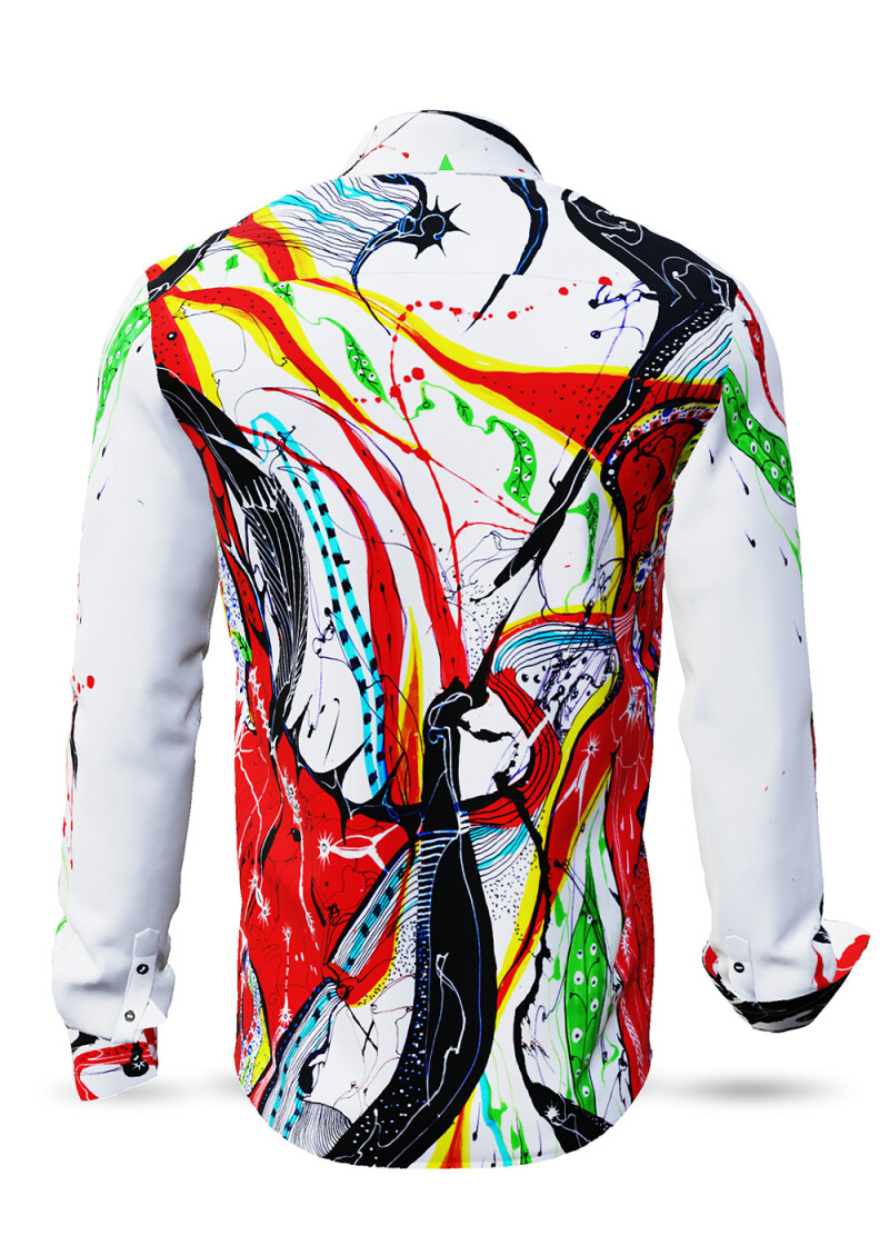 CHILONGA - Buntes Langarmhemd - GERMENS artfashion - Besonderes Langarmhemd in geringer Limitierung - Made in Germany