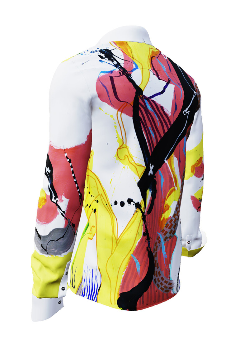 PLUSMINUS - Colourful long sleeve shirt - GERMENS