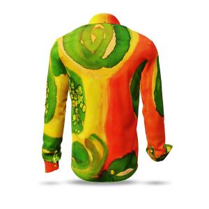 SEEROSEN - Green red long-sleeved shirt - GERMENS...