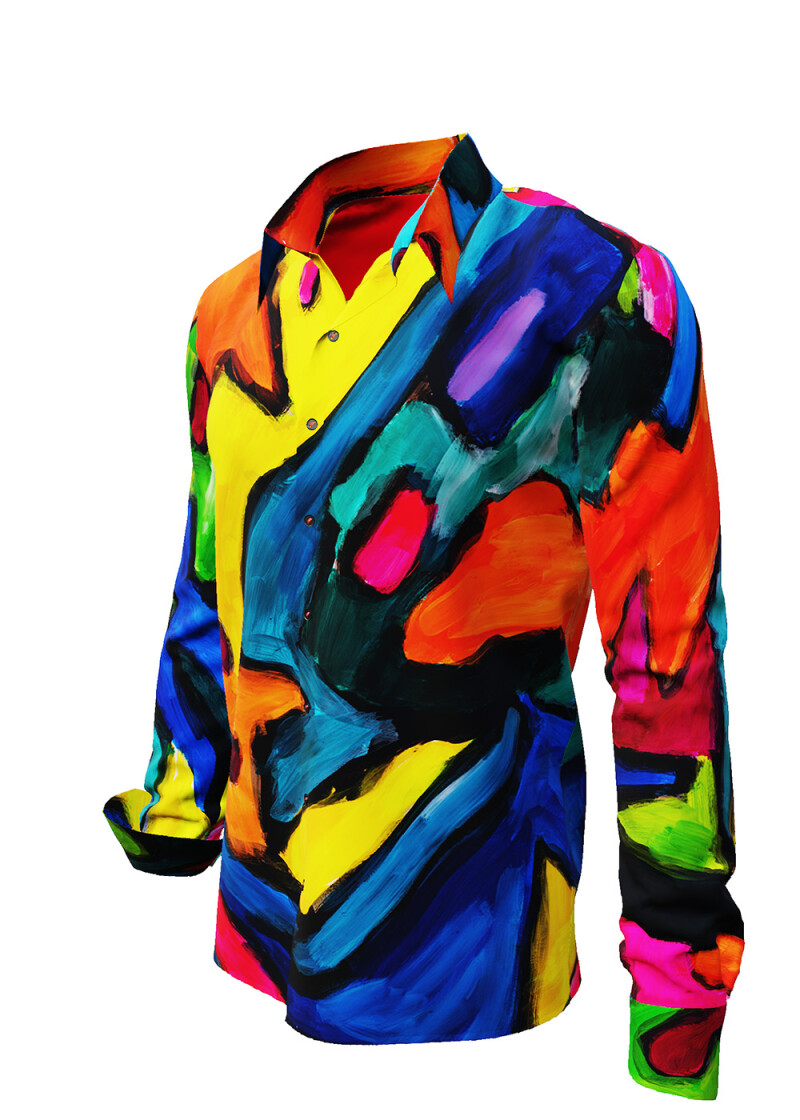 VIAGGI COLORI - Colourful long sleeve shirt - GERMENS