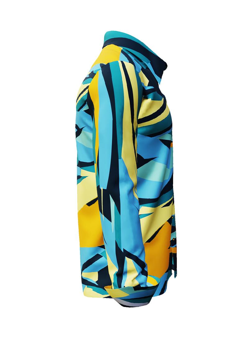 TATRA - Blue yellow long sleeve shirt - GERMENS
