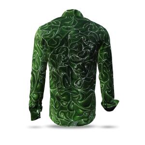 CONCHIFERA FOREST - Green Long Sleeve Shirt with Snail...