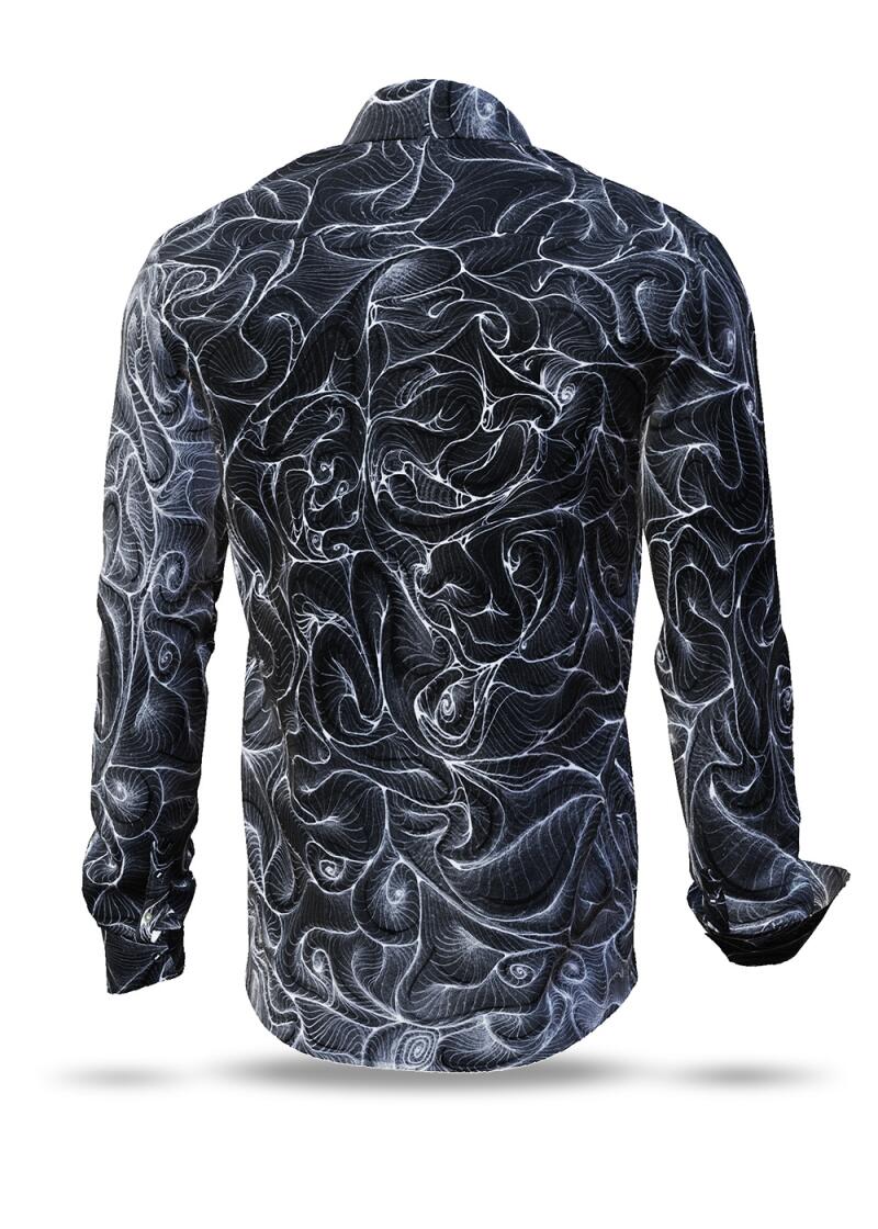 CONCHIFERA GRAPHIT - Grey Long Sleeve Shirt with Snail...