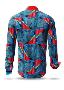 Entdecke bunte Hemden Herren HIDDEN LOVE - 100 % BW
