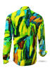 Discover Button Up Shirt LANDSCAPE WITH RIVER - 100 % co