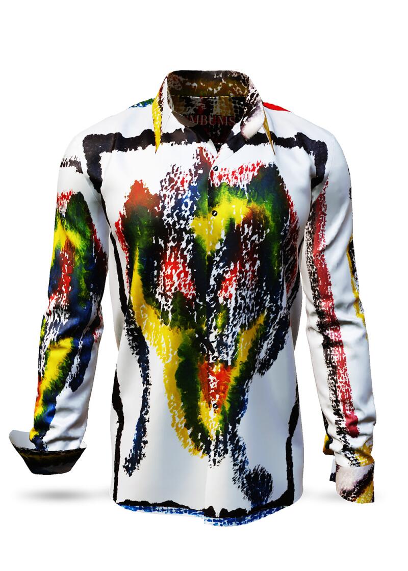 RUMBUMS - Colorful long sleeve shirt - GERMENS artfashion - Unusual long sleeve shirt in 10 sizes - Made in Germany