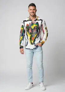 Entdecke bunte Hemden Herren RUMS BUMS - 100 % Baumwolle