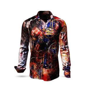 THE MAGICAL FIVE - Red blue Long Sleeve Shirt- GERMENS...