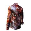 THE MAGICAL FIVE - Red blue Long Sleeve Shirt- GERMENS