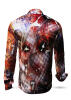 THE MAGICAL FIVE - Red blue Long Sleeve Shirt- GERMENS artfashion - Special long sleeve shirt in small limitation - Made in Germany