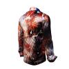 THE MAGICAL FIVE - Red blue Long Sleeve Shirt- GERMENS