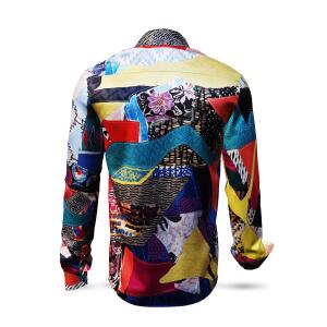 PATCHWORK - creative long sleeve shirt in patchwork...