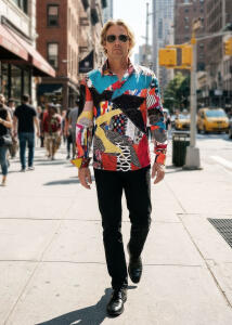 Discover colorful button up shirts for men PATCHWORK -...