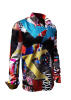 Button Up Shirt PATCHWORK from GERMENS 4XL