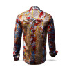 DAYDREAM - Rot blaues Langarmhemd - GERMENS artfashion - Special long sleeve shirt in small limitation - Made in Germany