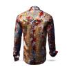 DAYDREAM - Rot blaues Langarmhemd - GERMENS artfashion - Besonderes Männerhemd in geringer Limitierung - Made in Germany