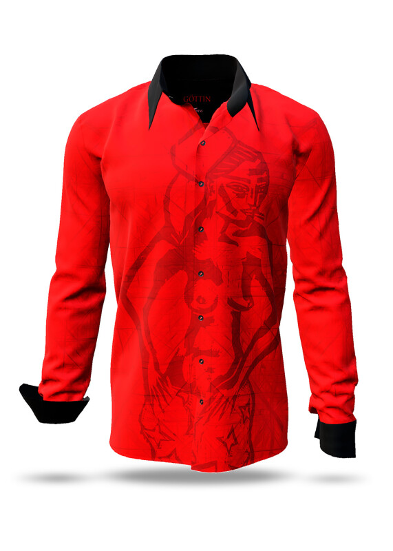 Discover colorful button up shirts for men GÖTTIN - 100% cotton