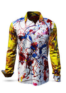 Discover Button Up Shirt HEARTBEAT - 100 % cotton