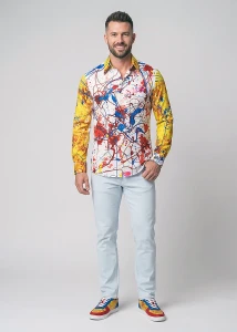 HEARTBEAT Hemden Herren - 100 % Baumwolle - GERMENS...