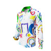 NAYMA - bright long-sleeved shirt with colourful drawings - GERMENS