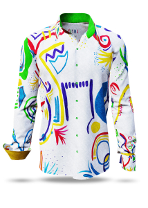 Entdecke bunte Hemden Herren NAYMA - 100 % Baumwolle
