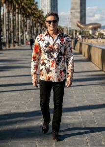 Discover colorful button up shirts for men FADE TO GREY -...