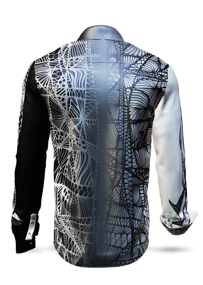 FILIGRAN - Long sleeve shirt with fine patterns - GERMENS artfashion - Special long sleeve shirt in small limitation - Made in Germany