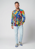 Discover colorful button up shirts for men MUNEGU - 100% cotton