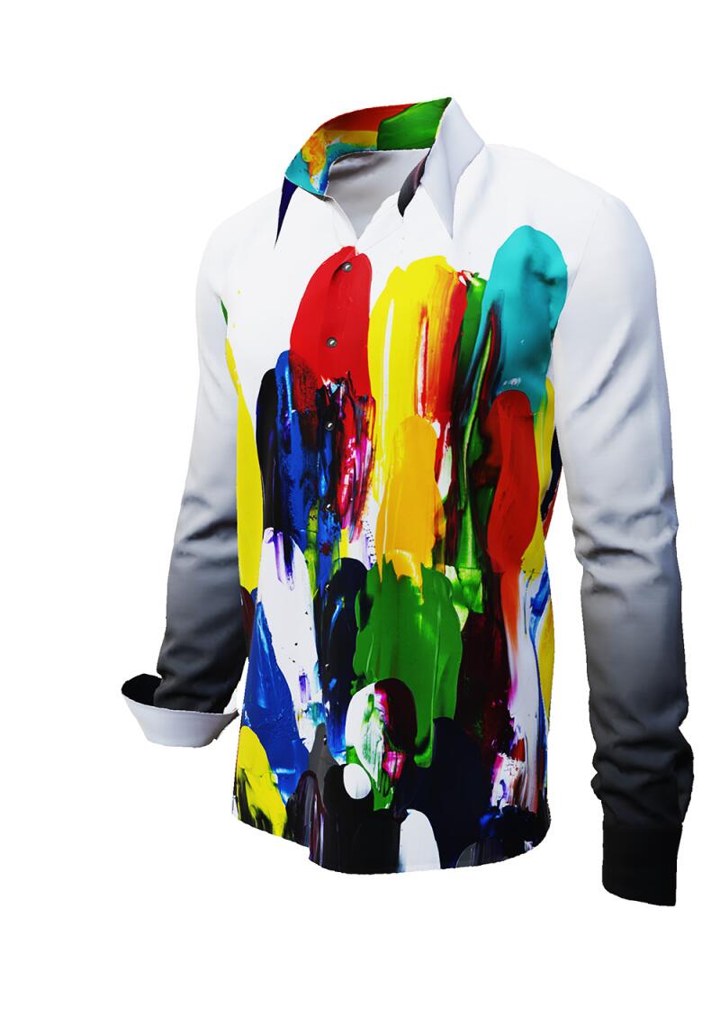 EGO - Colourful long sleeve shirt - GERMENS