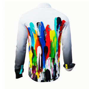 EGO - Colourful long sleeve shirt - GERMENS artfashion -...