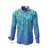 Discover Button Up Shirt STALACNITE BLUE - 100 % cotton