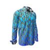 Discover Button Up Shirt STALACNITE BLUE - 100 % cotton