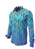 STALACNITE BLUE Hemden Herren - 100 % Baumwolle - GERMENS artfashion M