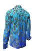 STALACNITE BLUE Hemden Herren - 100 % Baumwolle - GERMENS artfashion 6XL