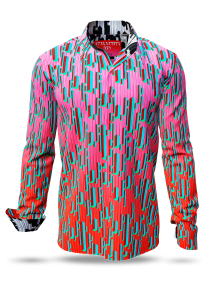 Entdecke bunte Hemden Herren STALACNITE RED - 100 % Baumwolle