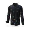 DEADHEAD MEETING - black shirt with colorful skulls - GERMENS