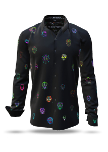 Entdecke bunte Hemden Herren DEADHEAD MEETING - 100 % Baumwolle