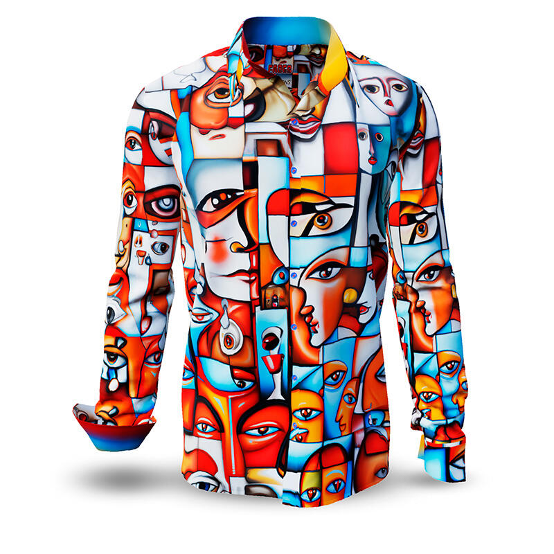 FACES - Long sleeve shirt with faces - GERMENS 