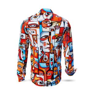 FACES - Long sleeve shirt with faces - GERMENS 