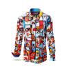 FACES - Long sleeve shirt with faces - GERMENS 