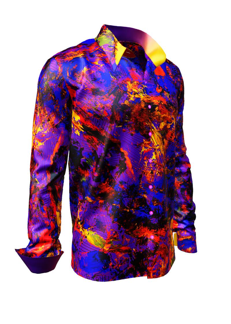 AIXON - dark long sleeve shirt - GERMENS