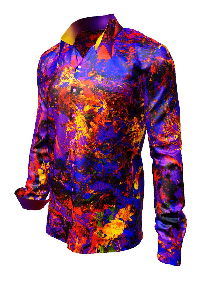 AIXON - dark long sleeve shirt - GERMENS