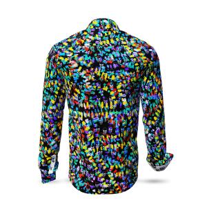 SKULL PARTY - Long sleeve shirt with hidden skulls - GERMENS